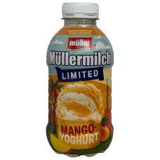 Молочний напій зі смаком манго та йогурт Mullermilch 381ml