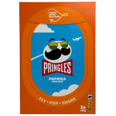 Картопляні чіпси Pringles Paprika twins pack 2*165g