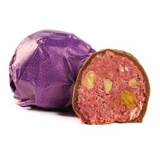 Дубайські цукерки LUX CHOCO №3122 (мигдаль, полуниця, кадаїф, фундук)