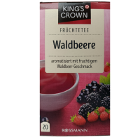 Фруктовий чай зі смаком лісових ягід в пакетиках Waldbeere King`s Crown 45g