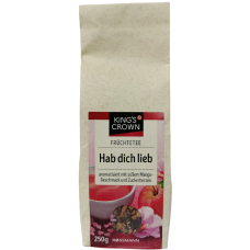 Чай чорний з ароматом манго Hab dich lieb King's Crown 250 g