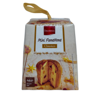 Панетоне з родзинками та апельсиновими цукатами Mini Panettone Classico Favorina 100g