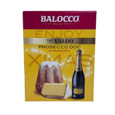 Подарунковий набір з панетоном Pandoro Valdo Balocco