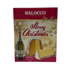 Подарунковий набір з панетоном Pandoro Merry Christmas Balocco