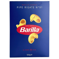 Паста Піпе Рігате Barilla n.91 Pipe Rigate 500g