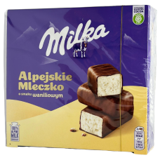 Цукерки Альпійське молоко з ванільним смаком Alpejskie Mleczko smaku wanilowy Milka