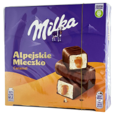Цукерки Альпійське молоко з карамеллю Alpejskie Mleczko Caramel Milka