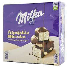 Цукерки Альпійське молоко зі сметанковим смаком Alpejskie Mleczko smak smietankowy Milka