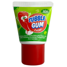 Рідка жуйка в тюбику вишня Tubble Gum cherry Lutti