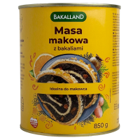 Макова маса з цукатами Bakalland 850g