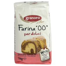 Борошно з м’яких сортів пшениці Farina "00" per dolci granoro 1kg