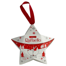 Новорічні цукерки на ялинку Raffaello 40g