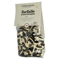 Макарони Farfalle al nero di seppia  L'antica Madia 250g