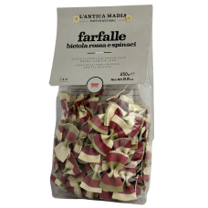 Макарони Farfalle bietola rossa e spinaci L'antica Madia 250g