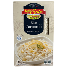 Рис Карнаролі Riso Carnaroli per i tuoi risotti Delizie dal Sole 1kg