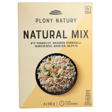 Мікс каші з рису, макаронів, моркви, горошку, базиліку Natural Mix Plony Natury 400g