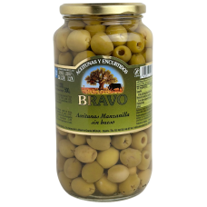 Оливки без кісточкою Bravo 1000g