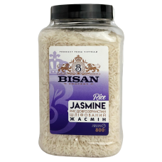 Рис довгозернистий шліфований Rice Jasmin Bisan 800g