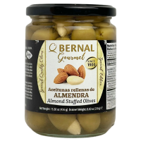 Оливки фаршировані мигдалем Gourmet BERNAL 436g