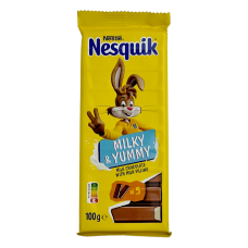 Молочний шоколад з молочною начинкою Nesquik Nestle 100g