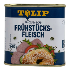 Свинна тушонка Klassisch Fruhstucks-Fleisch Tulip 340g