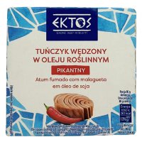 Тунець копчений пікантний в рослинній олії Ektos 160g