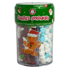 Посипка для випічки новорічні прикраси Santa's Sprinkles 130g