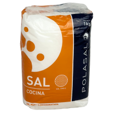 Морська сіль грубого помелу Sal Cocina Polasal 1kg