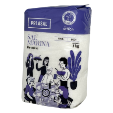 Морська сіль дрібного помелу Sal Marina De Mesa Polasal 1kg