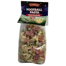 Макарони з твердих сортів пшениці з томатом, шпинатом та буряком Football Pasta Tricolore Combino 500g