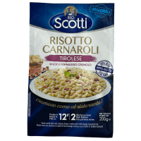 Різотто з шпеком та вершковим сиром Risotto Tirolese Scotti 200g