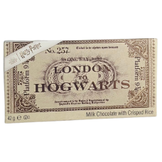 Шоколад молочний з рисовими кульками (квиток на поїзд) London Hogwarts Harry Potter 42g