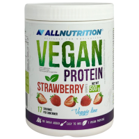 Протеїн з полуничним смаком AllNutrition Vegan Protein 500g