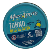 Тунець в олії Tonno all'olio di oliva Mare Aperto 120g