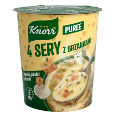 Пюре швидкого приготування 4 сири з грінками Knorr 4Sery z grzankami 50g