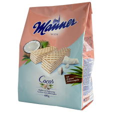 Вафлі з кокосовим кремом Cocos Manner 400g