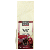 Чай чорний журавлиною та ванілью Cranberry-Vanille King's Crown 250 g