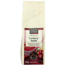Чай чорний журавлиною та ванілью Cranberry-Vanille King's Crown 250 g