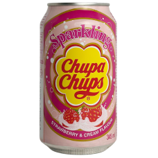 Напій газований Чупа Чупс з смаком полуниці Chupa Chups Strawberry 345ml