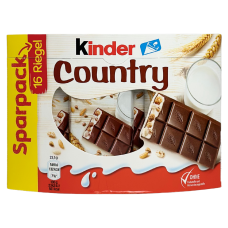 Батончики Kinder Country 16 штук Ferrero 376g