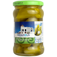 Перець зелений фарширований вершковим сиром в ріпаковій олії Eridanous 270g