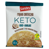Печиво з кокосом і кеш`ю без глютену і цукру Sondey KETO 50g