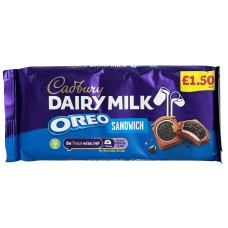 Шоколад молочний Dairy Milk Oreo Sandwich Cadbury 96g