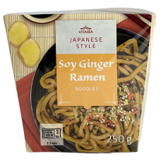 Локшина рамен з соєво-імбирним соусом Soy Ginger Ramen Vitasia 250g