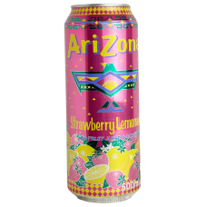Напій з фруктовий соком та медом Strawberry Lemon AriZona 500ml