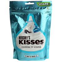 Цукерки з білого шоколаду з крихтами печива Hershey`s Kisses 100.8g