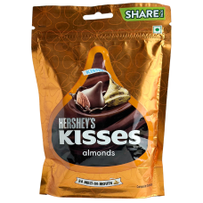 Цукерки з молочного шоколаду з мигдалем Hershey`s kisses 100,8g