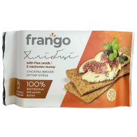 Хлібці нутові з насінням льону Frango 100g