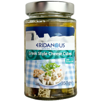 Сир кубиками з травами в олії Eridanous 350g