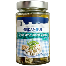Сир кубиками з травами в олії Eridanous 350g